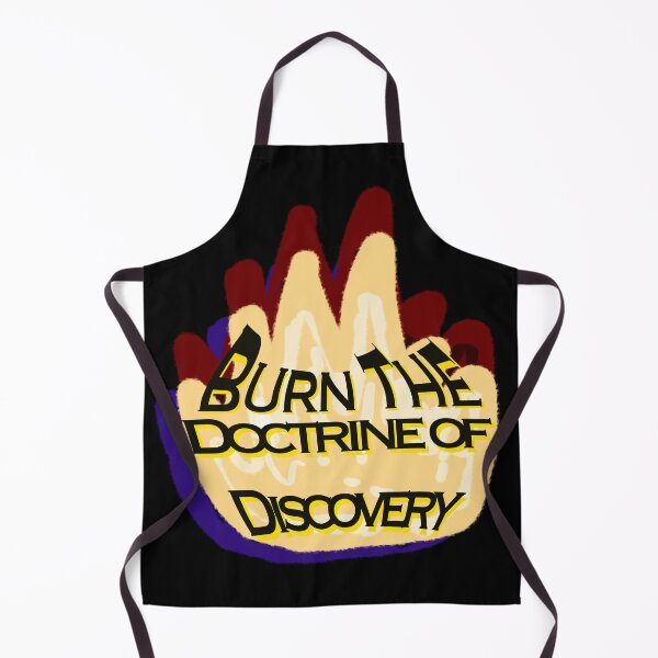 Item preview, Fire with Burn the Doctrine of Discover Distorted Text - Decolonization designed and sold by jolabrese.