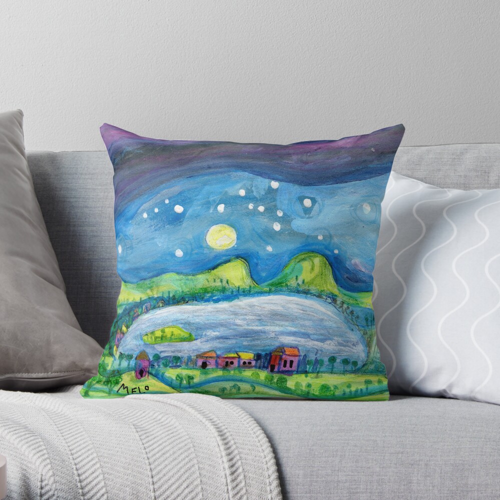 Norcal Magic (square) Throw Pillow