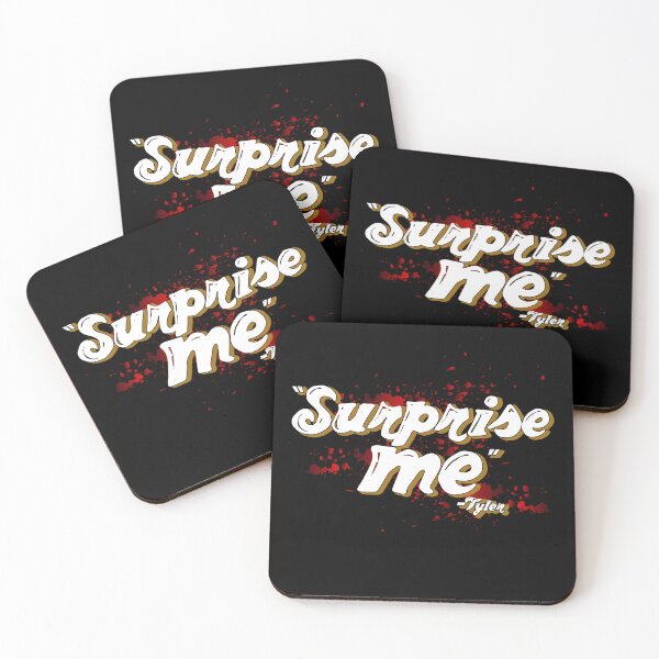 Item preview, Suprise me... -Tyler Durden, Fight Club  designed and sold by Sticker Up.