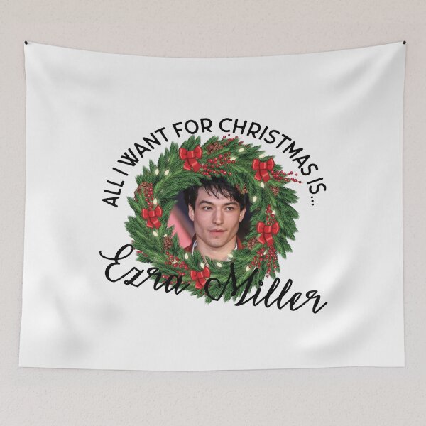 Item preview, All I want for Christmas is Ezra Miller designed and sold by JennifRosik.