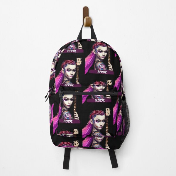Item preview, Woman punk rock guitarist designed and sold by Artbellachi.
