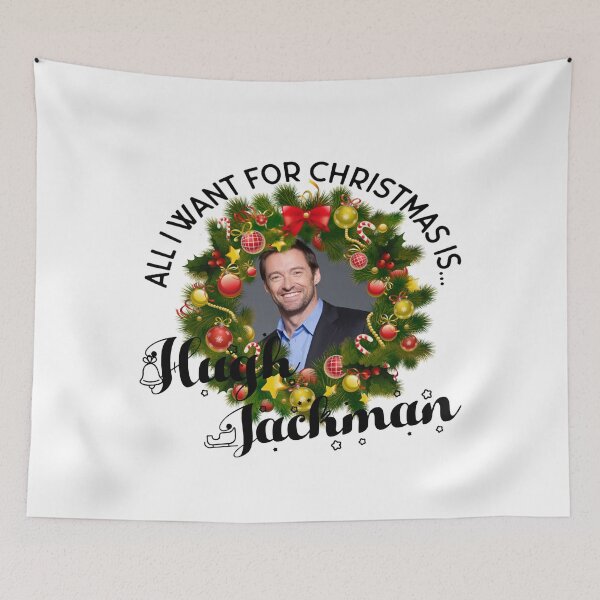 Item preview, All I want for Christmas is Hugh Jackman designed and sold by JennifRosik.