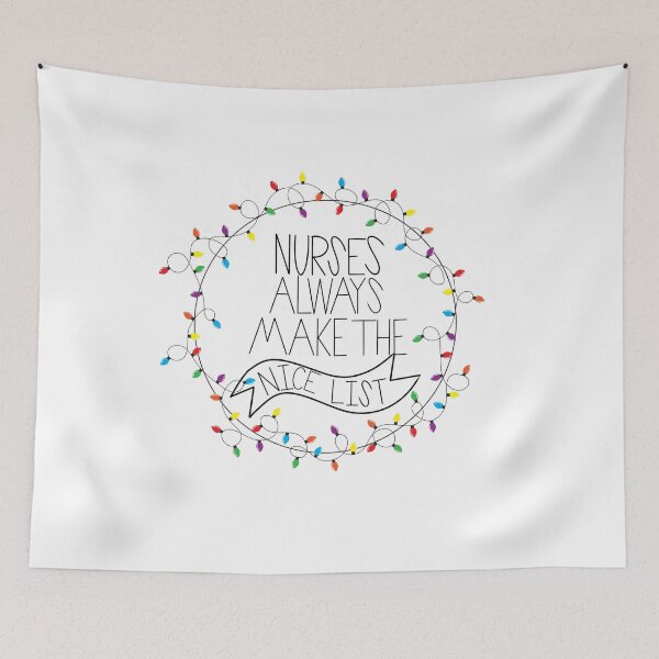 Item preview, Nurses always make the nice list designed and sold by RandiMullins.