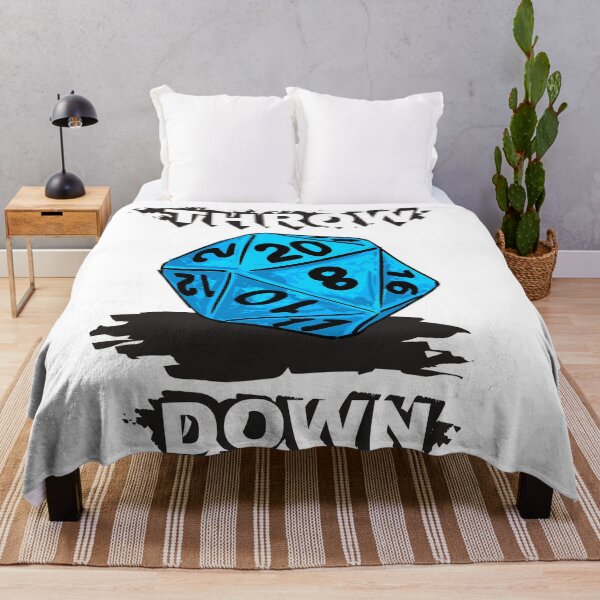 Item preview, d20 Throw Down in Icy Blue designed and sold by BrimstoneAxe.