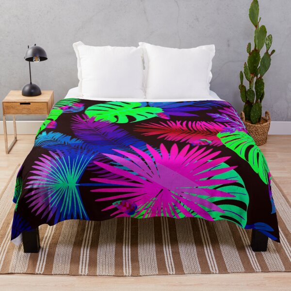 Item preview, Tropical leaves with flowers and many colors designed and sold by Panda9122.