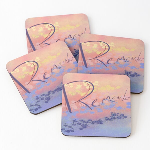 Item preview, Sunrise Mood Pattern with Big Purple Remember Text - Neurodivergent designed and sold by jolabrese.