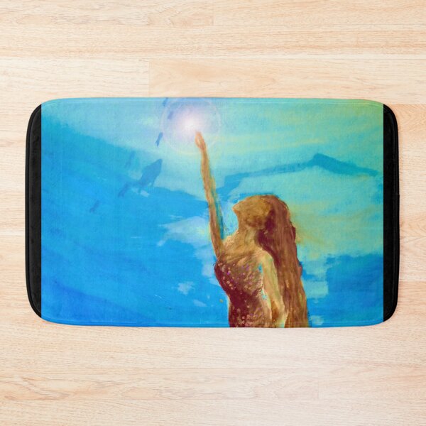 Item preview, Fantasy Mermaid Swims Towards the Light designed and sold by Aryxaba.
