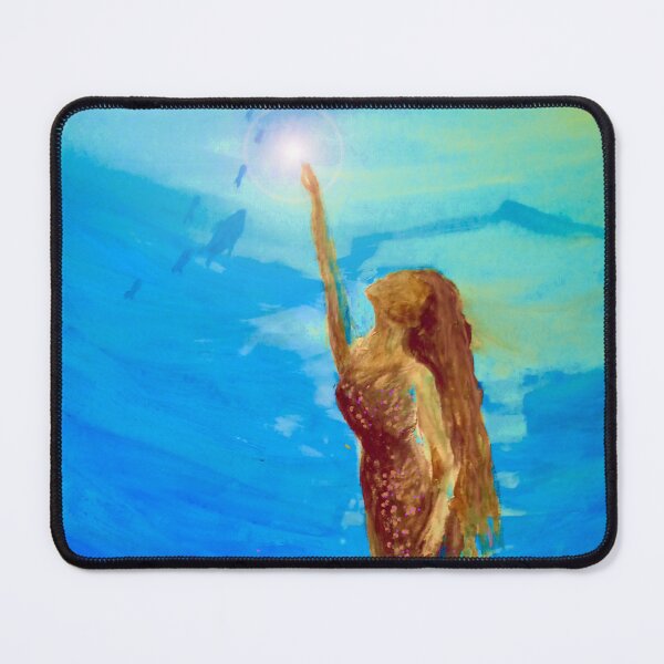 Item preview, Fantasy Mermaid Swims Towards the Light designed and sold by Aryxaba.