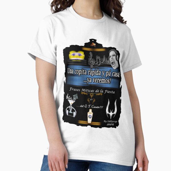 007Frases-art-eddyscap Camiseta clásica