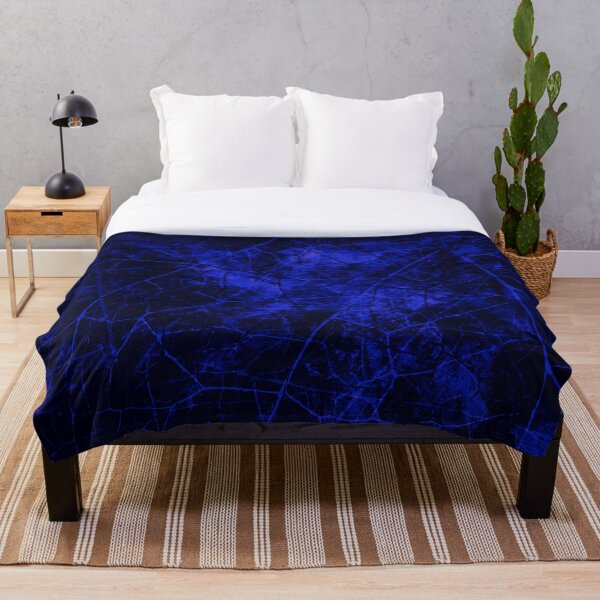Artikelvorschau, Tief Royal Blue Black Crackle Lackmuster Grunge Textur entworfen und verkauft von bexilla.