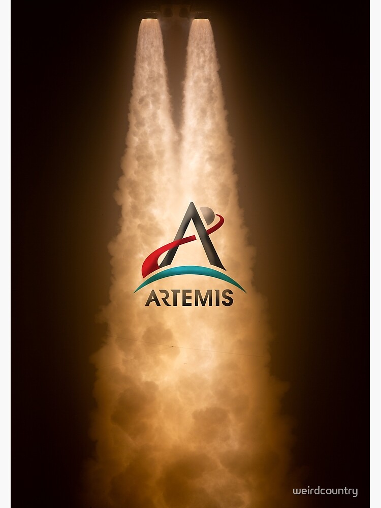Disover Artemis Launch Premium Matte Vertical Poster