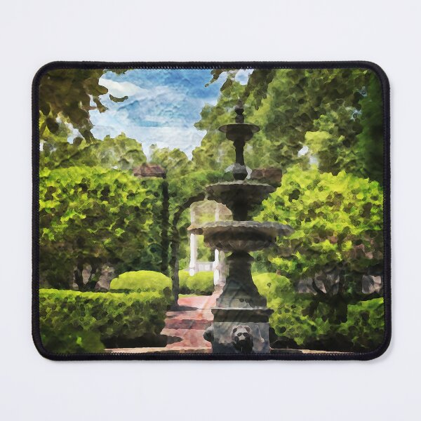 Item preview, Water Fountain in a Church Serenity Garden - Peaceful and Serene designed and sold by Crobin1961.