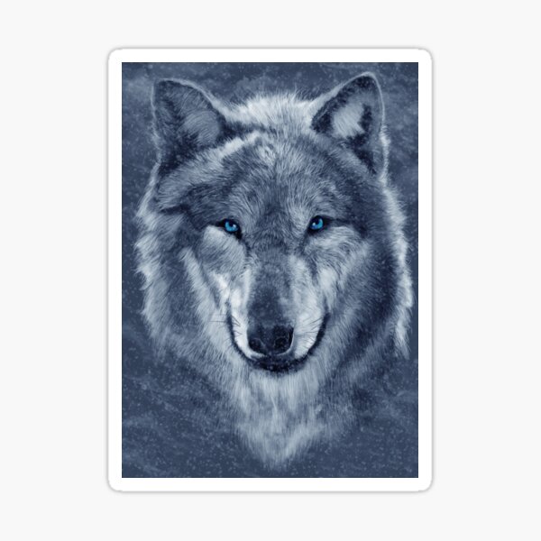 A wolf's Spirit Sticker