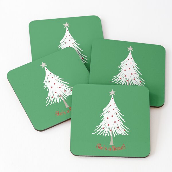 Item preview, She's a Beaut! Winter White Christmas Tree designed and sold by corianndesigns.