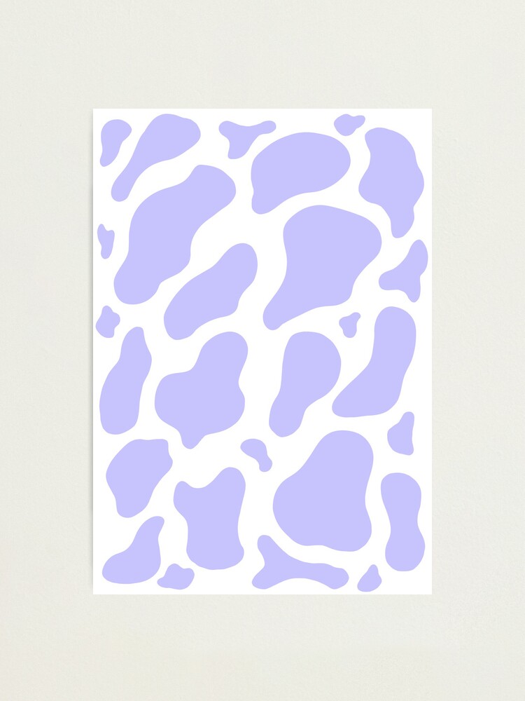 Lavender Cow Print Art Print for Sale by ninablair