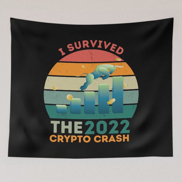 Item preview, I Survived The 2022 Crypto Crash designed and sold by NoSpecialShop.