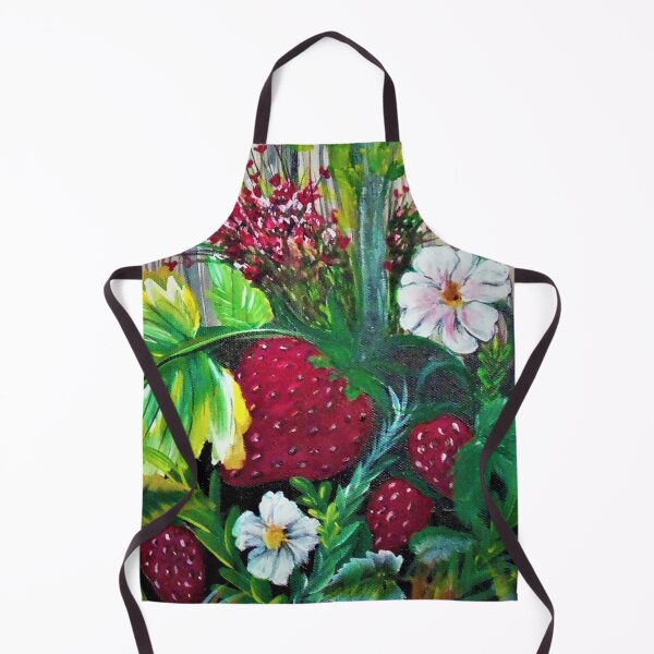 Artikelvorschau, Erdbeeren und Blumen entworfen und verkauft von KVELKY.