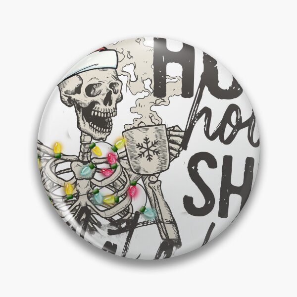 Item preview, Ho Ho Holy Shit What a Year Funny Christmas Skeleton Coffee  designed and sold by TRIPPYPRINTS.