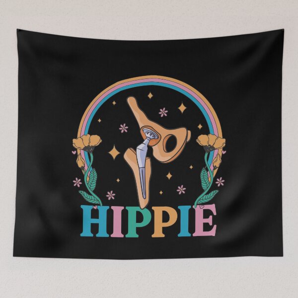 Item preview, Funny Hippie Titianium Hip Replacement Joint Surgery Recovery designed and sold by MrEddie10.