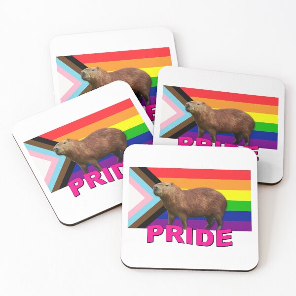 Item preview, Capybara Pride Flag designed and sold by Picket Club.