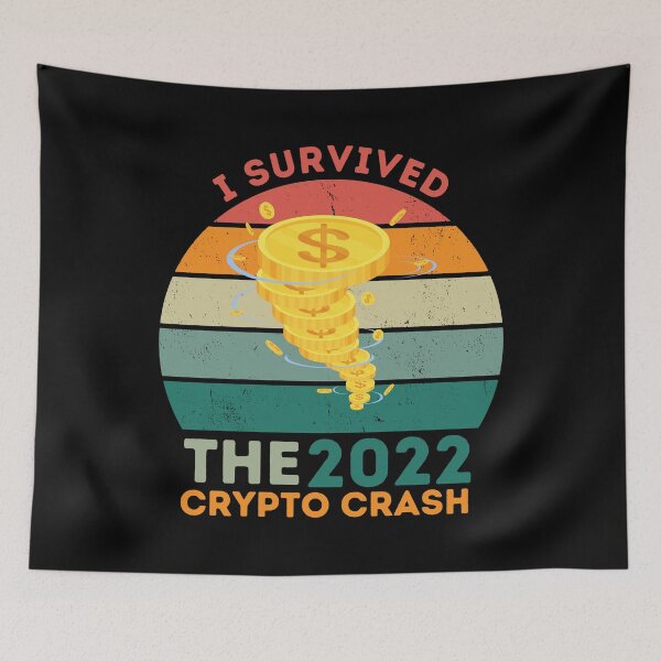 Item preview, Copy of Copy of I Survived The 2022 Crypto Crash designed and sold by NoSpecialShop.