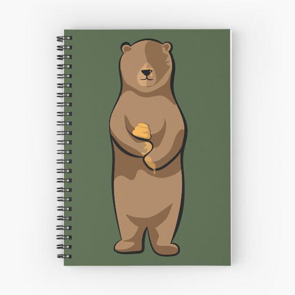 Item preview, Minimalist Brown Bear with Sticky Paws designed and sold by InkLayer.