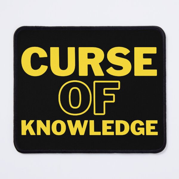 Item preview, CURSE OF KNOWLEDGE Self-Improvement Lingo designed and sold by babyrage.