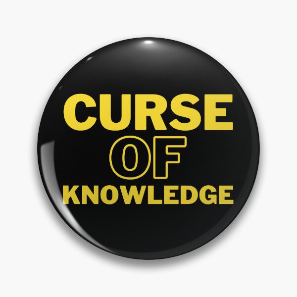 Item preview, CURSE OF KNOWLEDGE Self-Improvement Lingo designed and sold by babyrage.