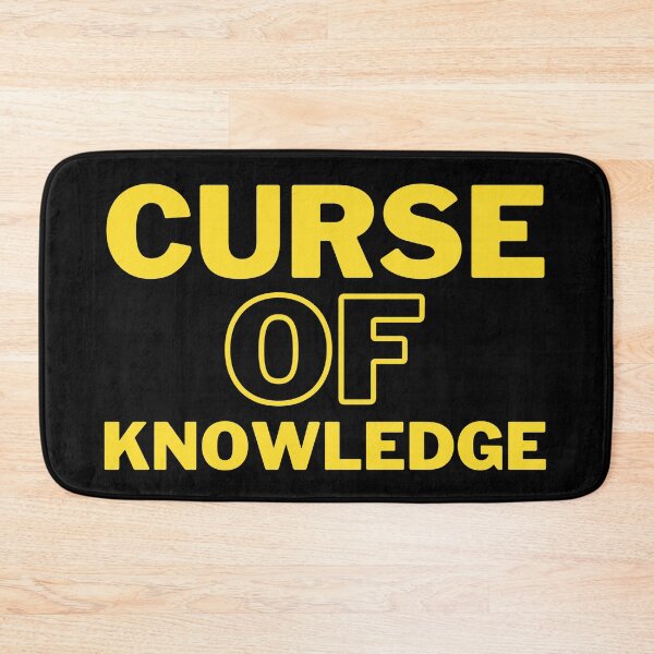 Item preview, CURSE OF KNOWLEDGE Self-Improvement Lingo designed and sold by babyrage.