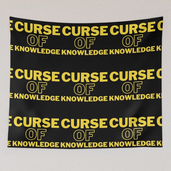Item preview, CURSE OF KNOWLEDGE Self-Improvement Lingo designed and sold by babyrage.