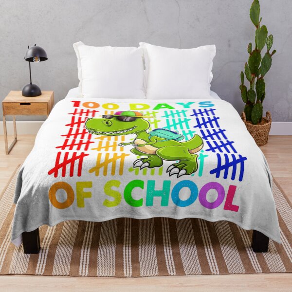 Item preview, 100 Days Of School Dinosaur T-rex Wearing Mask Smarter Kids designed and sold by SamArtistbyAUS.