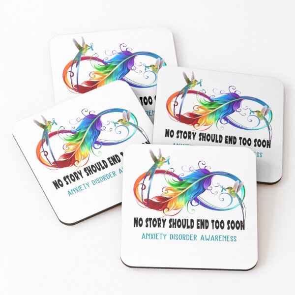 Item preview, Anxiety Disorder Awareness - NO STORY SHOULD END TOO SOON designed and sold by Jennpak.