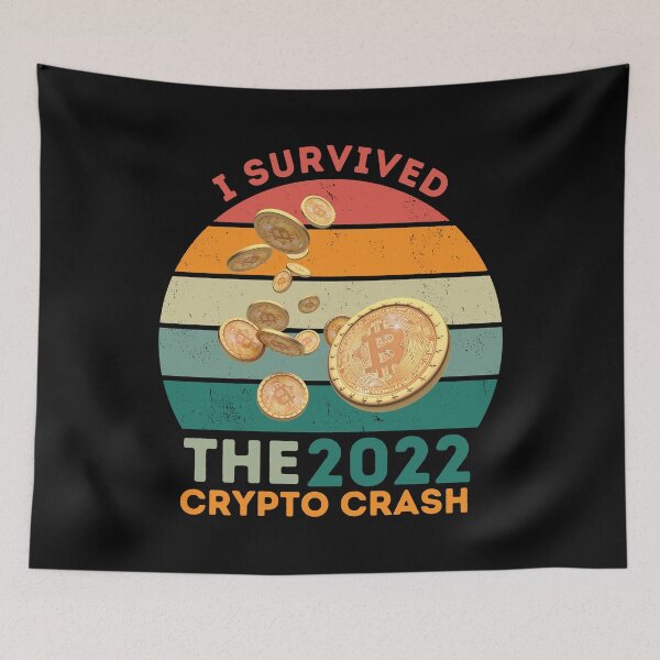 Item preview, Copy of Copy of Copy of I Survived The 2022 Crypto Crash designed and sold by NoSpecialShop.
