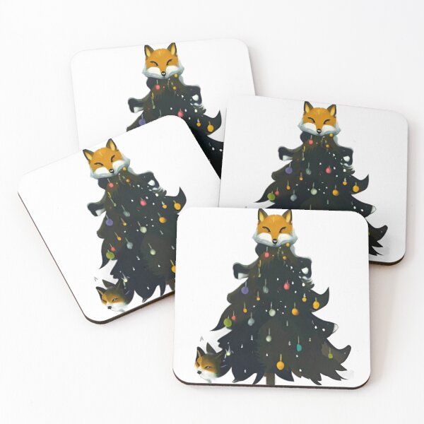 Item preview, Fox Christmas Tree designed and sold by zheworkstudio.