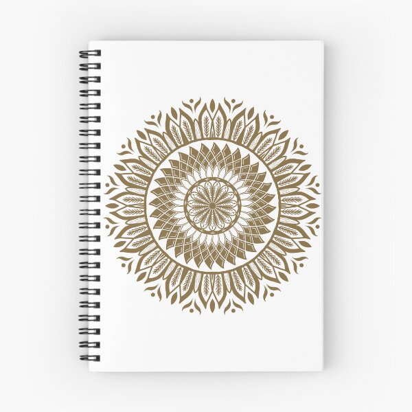Item preview, Golden Sunflower Botanical Mandala designed and sold by Crystal-Bell.