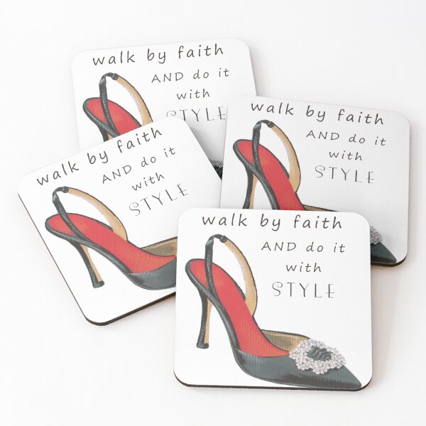 Item preview, Walk by Faith AND do it with STYLE ~ Shoe Art designed and sold by Violet Grant.