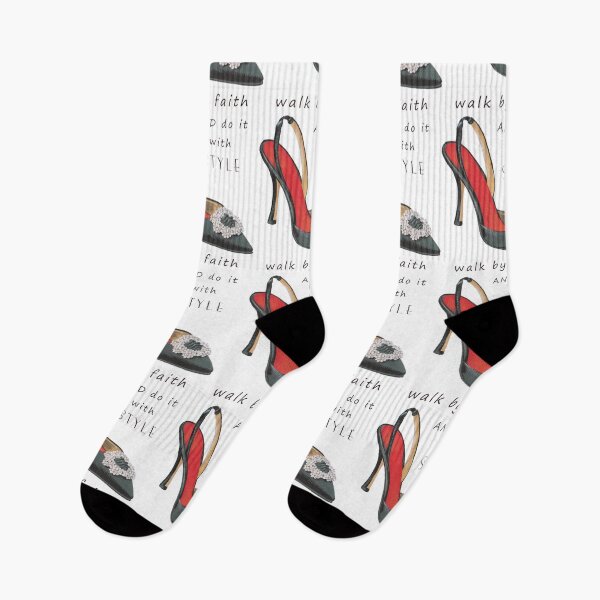 Item preview, Walk by Faith AND do it with STYLE ~ Shoe Art designed and sold by Violet Grant.