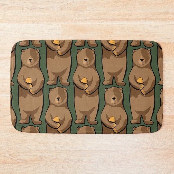 Item preview, Minimalist Brown Bear with Sticky Paws designed and sold by InkLayer.