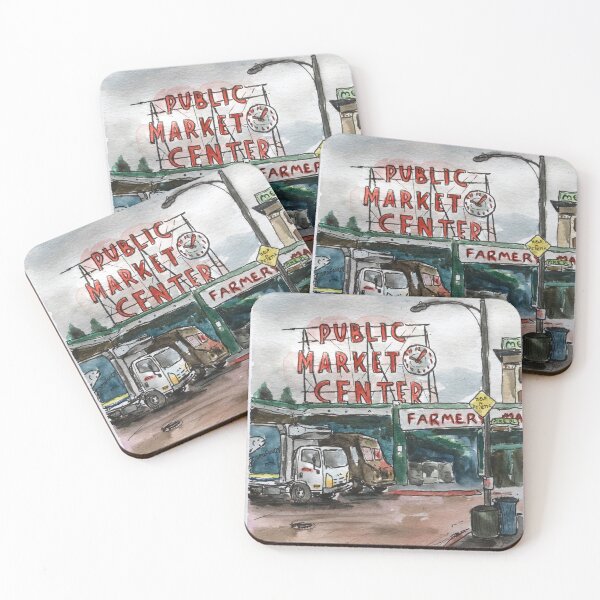 Item preview, Overcast Skies - Pike Place designed and sold by yourstrulyhana.