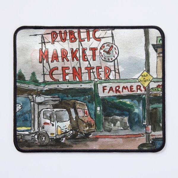 Item preview, Overcast Skies - Pike Place designed and sold by yourstrulyhana.