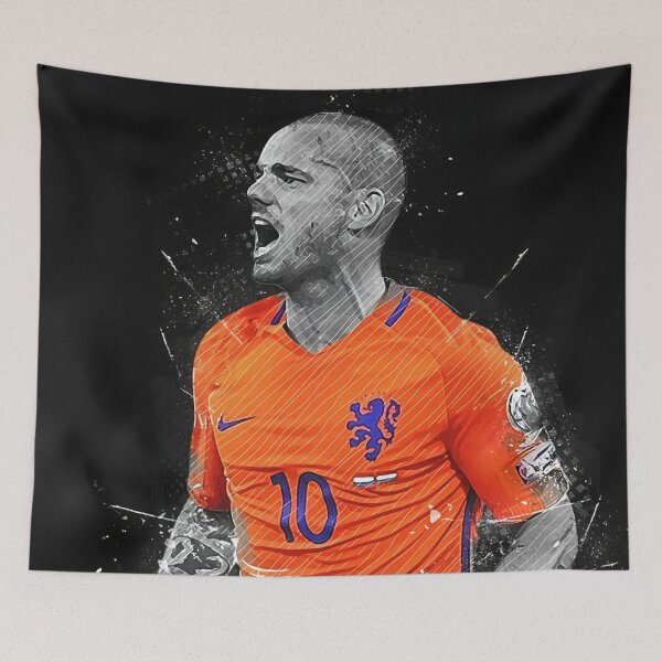 Item preview, Wallpaper  Wesley Sneijder Art designed and sold by MireyaMazerine.
