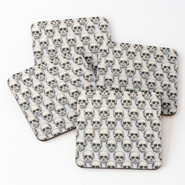 Item preview, Pattern of Ditzy Skulls designed and sold by Bakesales.