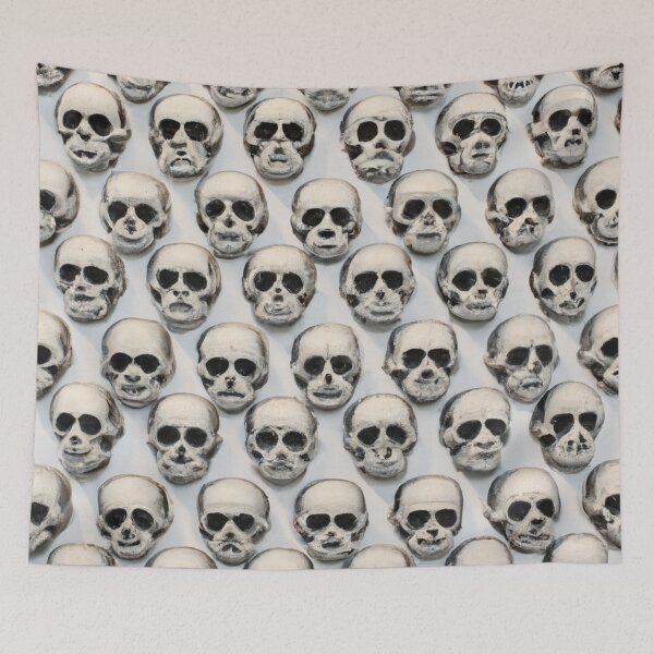Item preview, Pattern of Ditzy Skulls designed and sold by Bakesales.