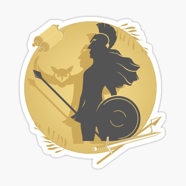 Twelve Olympians (color) : greek mythology Sticker for Sale by