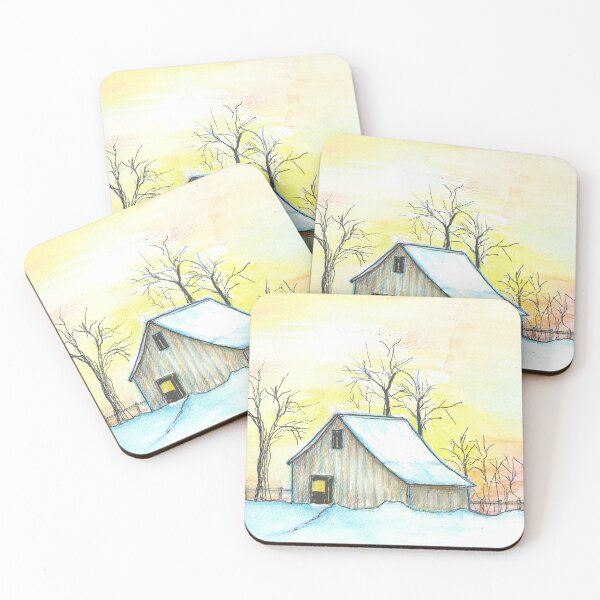 Item preview, Farmland Barn designed and sold by ReneeDixonArt.