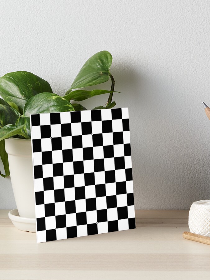 Black And White Checkerboard Wall Art & Décor