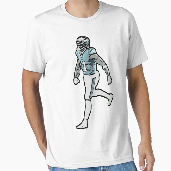 AJ brown eagles wide receiver bold cartoon Essential T-Shirt