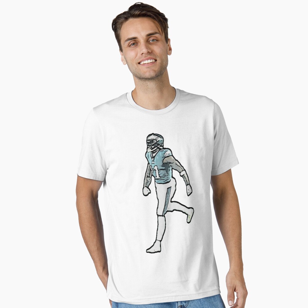 AJ brown eagles wide receiver bold cartoon Essential T-Shirt for