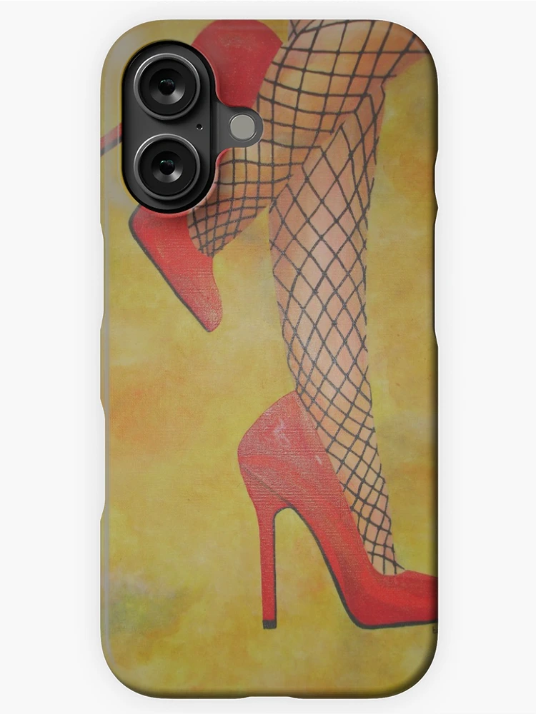 Aperçu 1 sur 4. Coque iPhone avec l'œuvre Peinture Acrylique Chaussures Rouges créée et vendue par taiche.