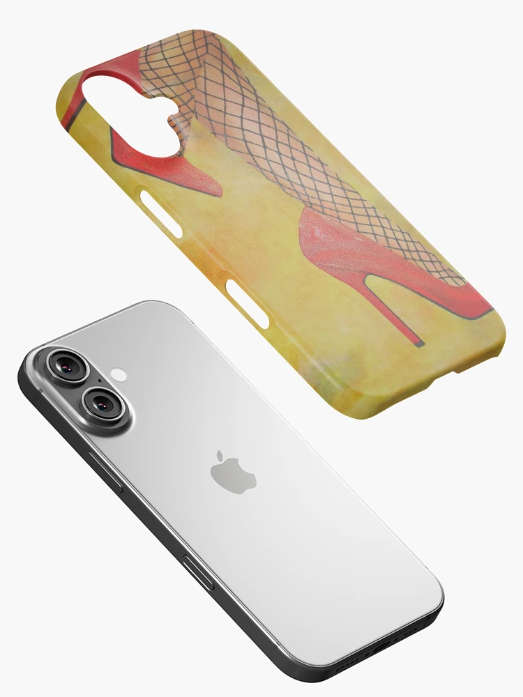 Aperçu 2 sur 4. Coque iPhone avec l'œuvre Peinture Acrylique Chaussures Rouges créée et vendue par taiche.